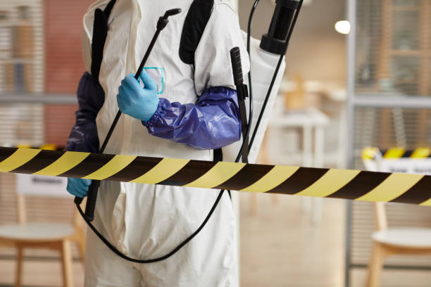 Professional Biohazard Cleanup technician working in Dupont, CO